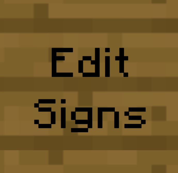 Edit Signs